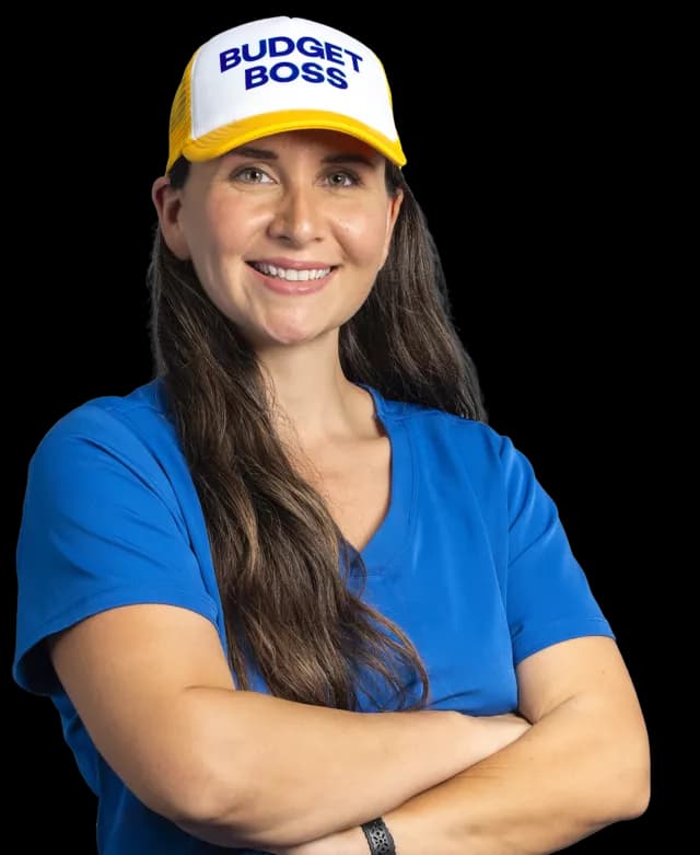 Budget Boss woman smiling with arms crossed